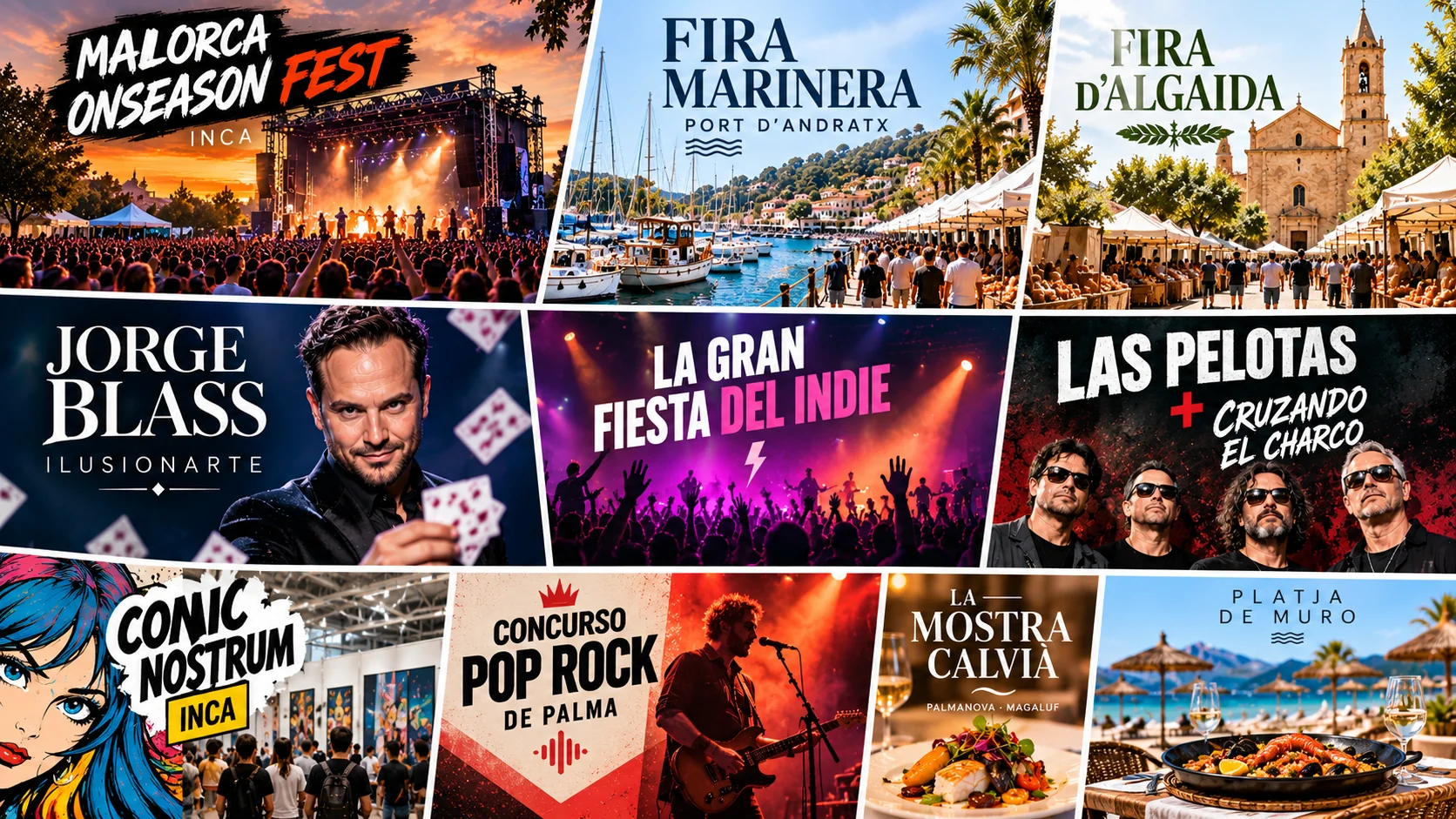 Qué hacer este finde en Mallorca: los mejores planes el 16, 17 y 18 de octubre