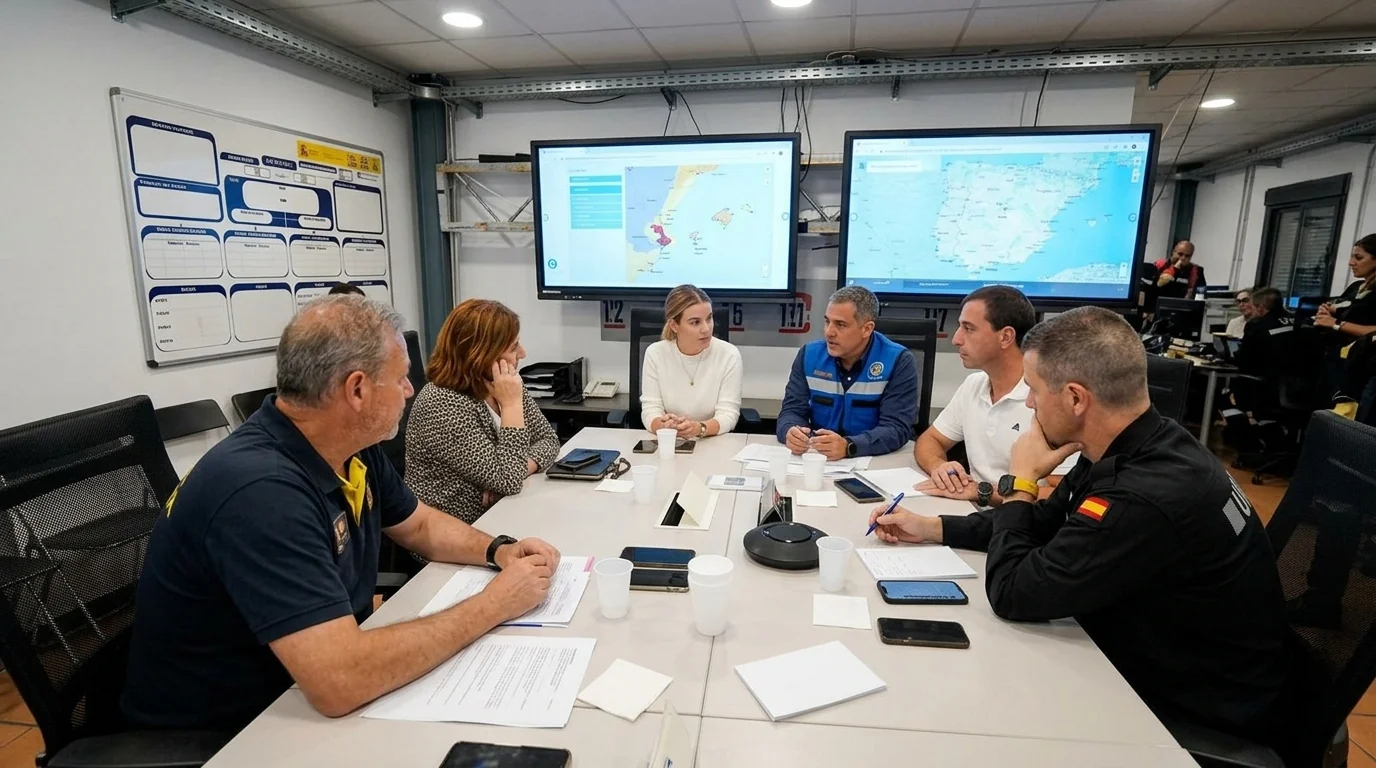 Emergencias mantiene la alerta roja por lluvias en Ibiza, Formentera y Mallorca