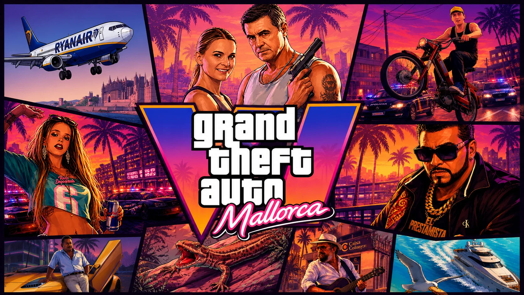 Viral: El nuevo GTA VI en versión mallorquina