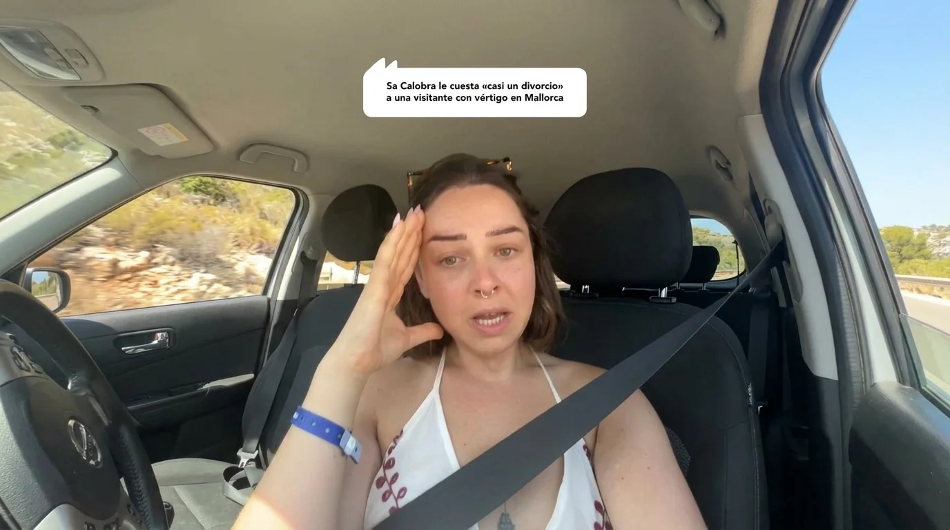 Sa Calobra le cuesta «casi un divorcio» a una visitante con vértigo en Mallorca
