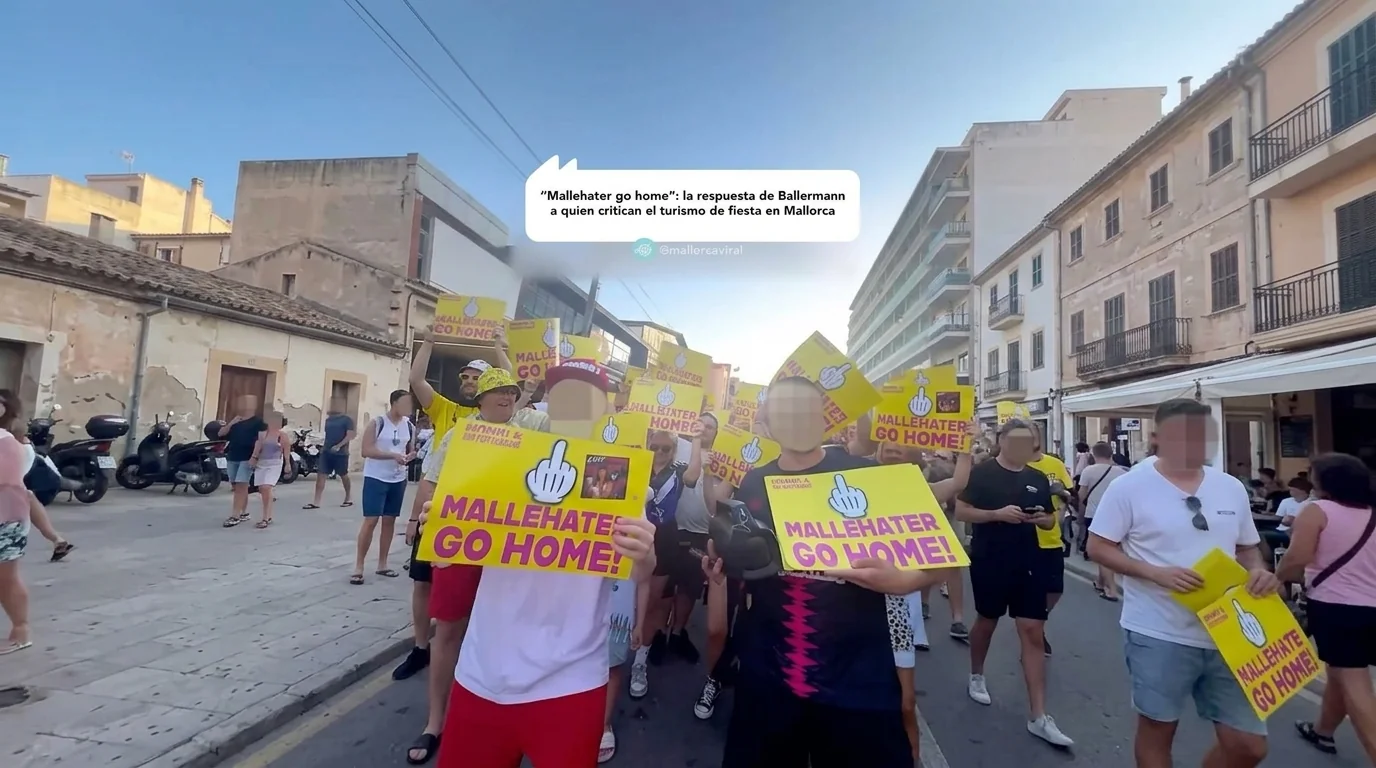 "Mallehater go home": la respuesta de Ballermann a quien critican el turismo de fiesta en Mallorca
