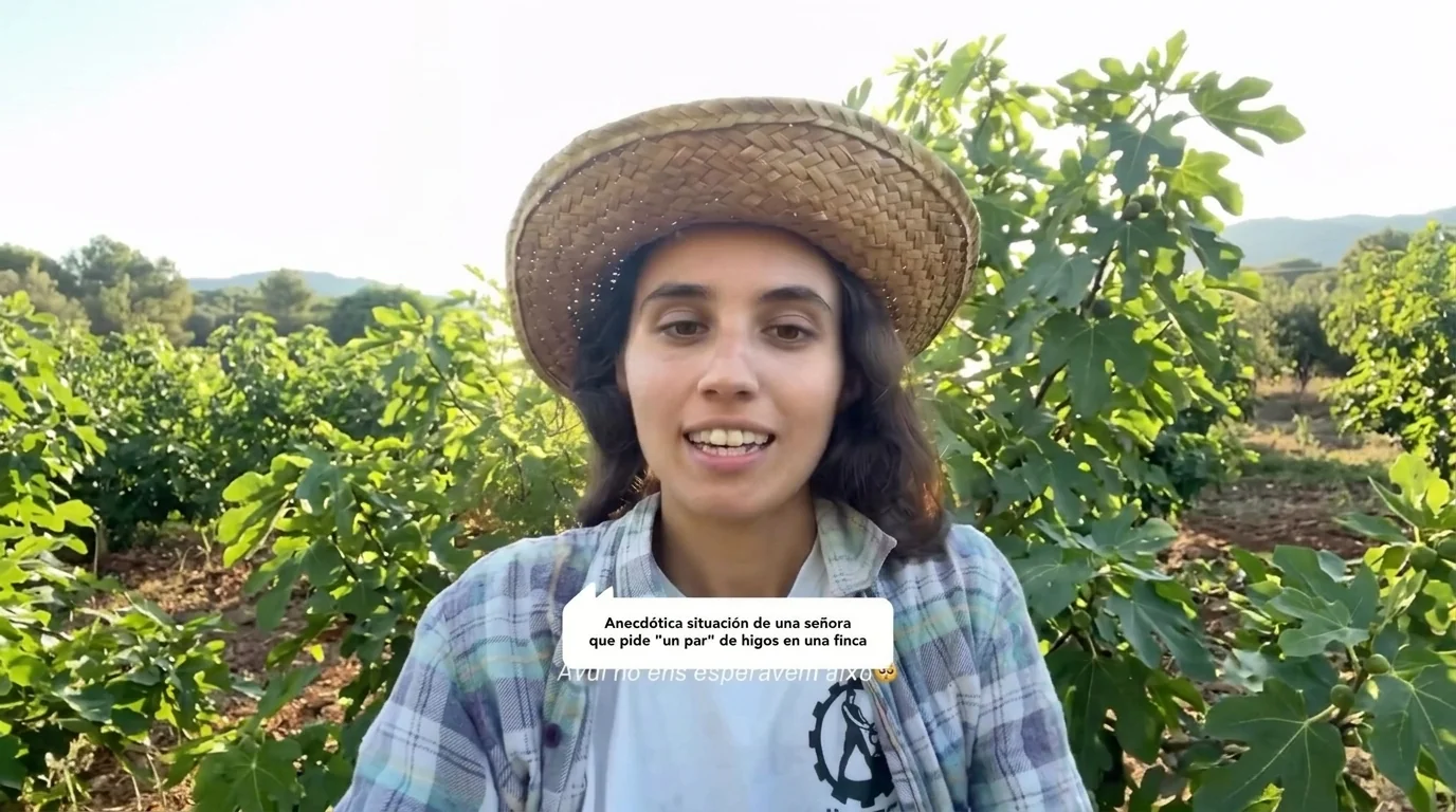 Anecdótica situación de una señora que pide "un par" de higos en una finca