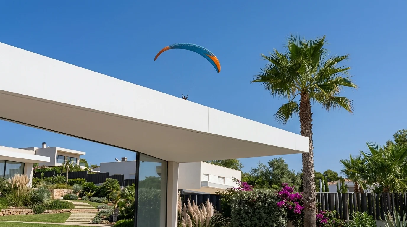 Pasan por encima de nuestras casas en Mallorca: vecinos de Sa Torre hartos de los parapentes