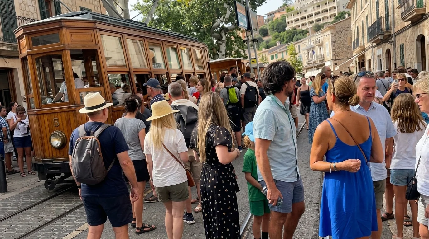 Ni el final del verano da una tregua: Sóller continúa abarrotado de turistas
