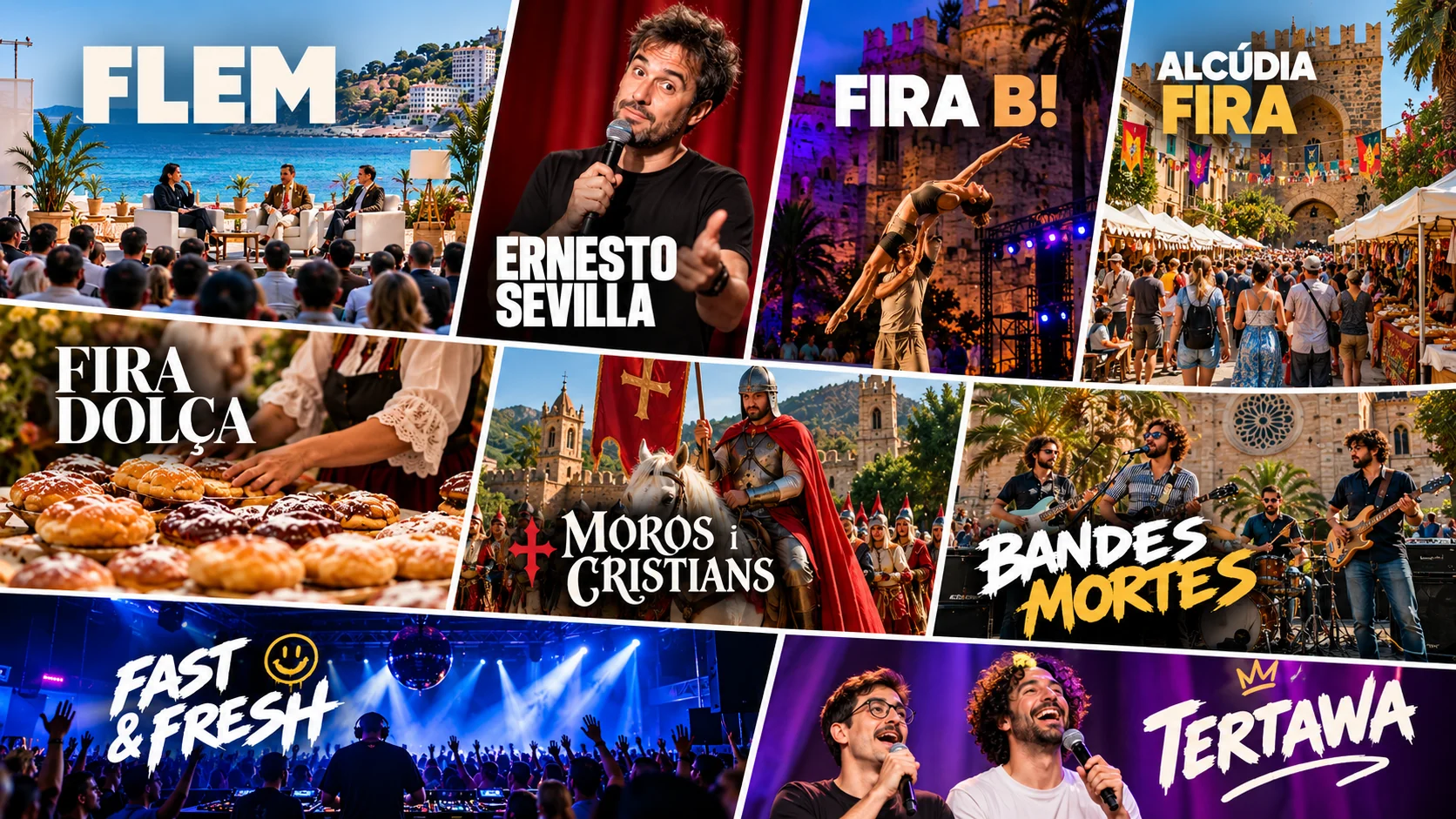 ¿Qué hacer este finde en Mallorca? Ferias, humor y música el 2, 3 y 4 de octubre